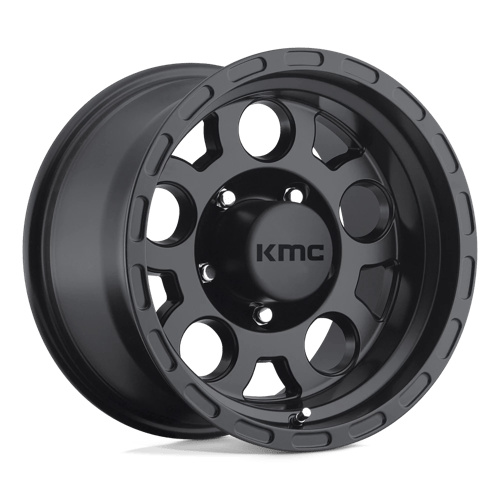 KMC KM52257060706N KM522 15X7 6X5.5 M-BLK -6MM - Truck Part Superstore