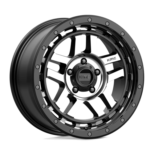 KMC KM54088550518 KM540 18X8.5 5X5.0 S-BLK MACH 18MM - Truck Part Superstore