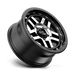 KMC KM54088558518 KM540 18X8.5 5X150 S-BLK MACH 18MM - Truck Part Superstore