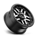 KMC KM54088568518 KM540 18X8.5 6X5.5 S-BLK MACH 18MM - Truck Part Superstore