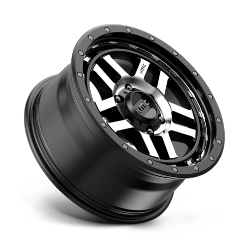 KMC KM54088564518 KM540 18X8.5 6X4.5 S-BLK MACH 18MM - Truck Part Superstore
