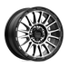 KMC KM54289068500 KM542 18X9 6X5.5 S-BLK MACH 00MM - Truck Part Superstore