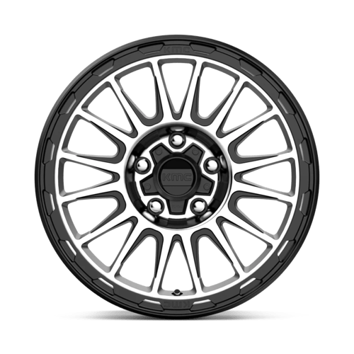 KMC KM54289068500 KM542 18X9 6X5.5 S-BLK MACH 00MM - Truck Part Superstore