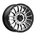 KMC KM54278012535 KM542 17X8 5X4.5 S-BLK MACH 35MM - Truck Part Superstore