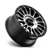 KMC KM54278012535 KM542 17X8 5X4.5 S-BLK MACH 35MM - Truck Part Superstore
