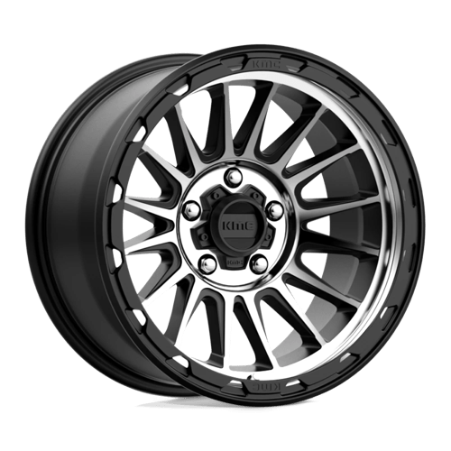 KMC KM54279050512N KM542 17X9 5X5.0 S-BLK MACH -12MM - Truck Part Superstore