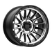 KMC KM54279050512N KM542 17X9 5X5.0 S-BLK MACH -12MM - Truck Part Superstore