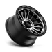 KMC KM54279050512N KM542 17X9 5X5.0 S-BLK MACH -12MM - Truck Part Superstore
