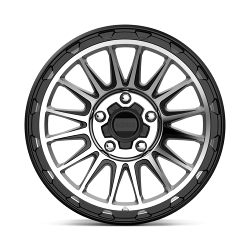 KMC KM54279050512N KM542 17X9 5X5.0 S-BLK MACH -12MM - Truck Part Superstore
