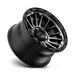 KMC KM54279068512N KM542 17X9 6X5.5 S-BLK MACH -12MM - Truck Part Superstore