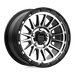 KMC KM54279050518 KM542 17X9 5X5.0 S-BLK MACH 18MM - Truck Part Superstore