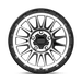 KMC KM54279050518 KM542 17X9 5X5.0 S-BLK MACH 18MM - Truck Part Superstore