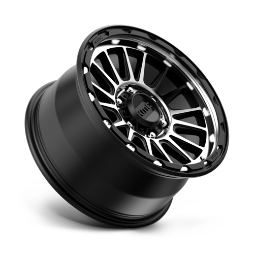 KMC KM54279064518 KM542 17X9 6X4.5 S-BLK MACH 18MM - Truck Part Superstore