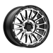 KMC KM54289050518 KM542 18X9 5X5.0 S-BLK MACH 18MM - Truck Part Superstore
