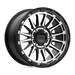 KMC KM54289068518 KM542 18X9 6X5.5 S-BLK MACH 18MM - Truck Part Superstore