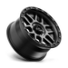 KMC KM54489050418 KM544 18X9 5X5.0 S-BLK GTCC 18MM - Truck Part Superstore