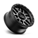 KMC KM54489064418 KM544 18X9 6X4.5 S-BLK GTCC 18MM - Truck Part Superstore