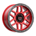KMC KM54489064918 KM544 18X9 6X4.5 C-RED BLK-LP 18MM - Truck Part Superstore