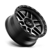 KMC KM54478563400 KM544 17X8.5 6X135 S-BLK GTCC 00MM - Truck Part Superstore