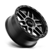 KMC KM54479050412N KM544 17X9 5X5.0 S-BLK GTCC -12MM - Truck Part Superstore