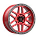 KMC KM54429050900 KM544 20X9 5X5.0 C-RED BLK-LP 00MM - Truck Part Superstore
