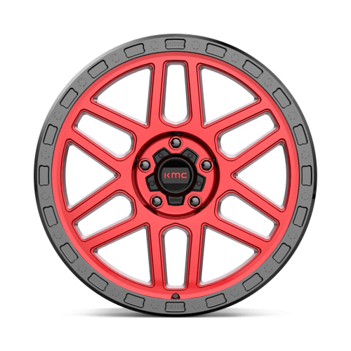 KMC KM54478550900 KM544 17X8.5 5X5.0 C-RED BLK-LP 00MM - Truck Part Superstore