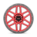 KMC KM54429050900 KM544 20X9 5X5.0 C-RED BLK-LP 00MM - Truck Part Superstore