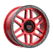 KMC KM54429068900 KM544 20X9 6X5.5 C-RED BLK-LP 00MM - Truck Part Superstore