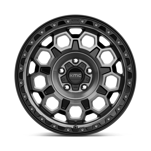 KMC KM54578068420 KM545 17X8 6X5.5 S-BLK GTCC 20MM - Truck Part Superstore