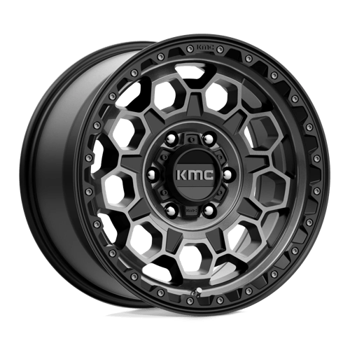 KMC KM54579068418 KM545 17X9 6X5.5 S-BLK GTCC 18MM - Truck Part Superstore