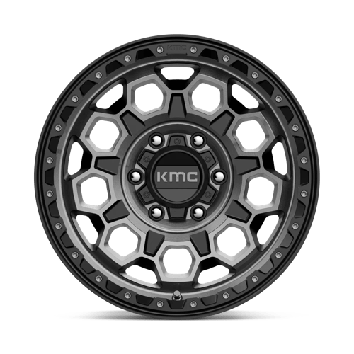 KMC KM54579077418 KM545 17X9 6X120 S-BLK GTCC 18MM - Truck Part Superstore