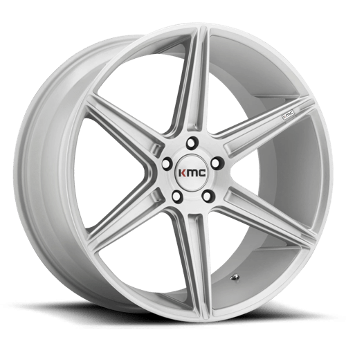KMC KM71122512440 KM711 22X10.5 5X4.5 BRUSHED SLV 40MM - Truck Part Superstore