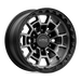 KMC KM71868068400 KM718 16X8 6X5.5 S-BLK GTCC 00MM - Truck Part Superstore