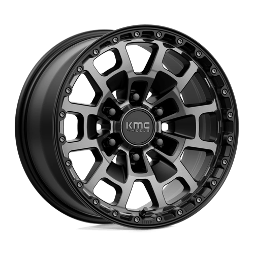 KMC KM71878568418 KM718 17X8.5 6X5.5 S-BLK GTCC 18MM - Truck Part Superstore