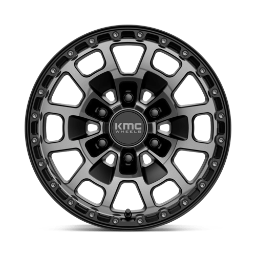 KMC KM71878568418 KM718 17X8.5 6X5.5 S-BLK GTCC 18MM - Truck Part Superstore