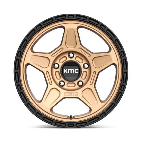 KMC KM72157051615 KM721 15X7 5X100 M-BRZ BLK LP 15MM - Truck Part Superstore