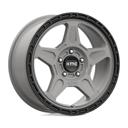 KMC KM72178045438 KM721 17X8 5X4.25 S-GRAY BLK LP 38MM - Truck Part Superstore