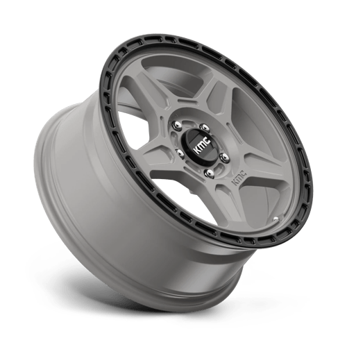 KMC KM72178045438 KM721 17X8 5X4.25 S-GRAY BLK LP 38MM - Truck Part Superstore