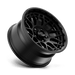 KMC KM72229068700 KM722 20X9 6X5.5 S-BLK 00MM - Truck Part Superstore