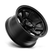 KMC KM72378550700US KM723 17X8.5 5X5.0 S-BLK 00MM - Truck Part Superstore