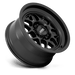 KMC KM725MX17855000 KM725 17X8.5 5X5.0 S-BLK 0MM - Truck Part Superstore