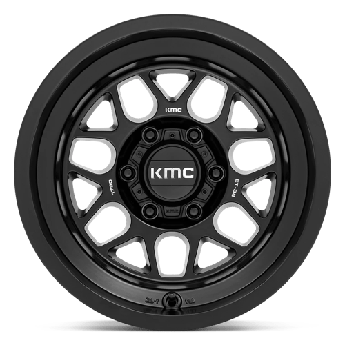 KMC KM725MX17906838N KM725 17X9 6X5.5 S-BLK -38MM - Truck Part Superstore