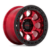 KMC KM237QB17856300 KM237 17X8.5 6X135 C-RED-BLK-RG 0MM - Truck Part Superstore