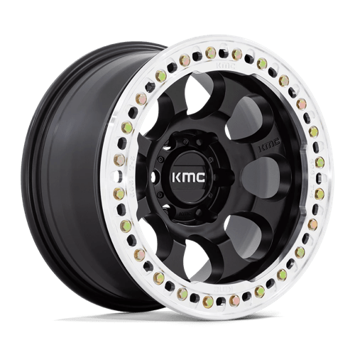 KMC KM237MD17900012N KM237 17X9 BLANK S-BLK-MACH-RG -12MM (108-140) - Truck Part Superstore