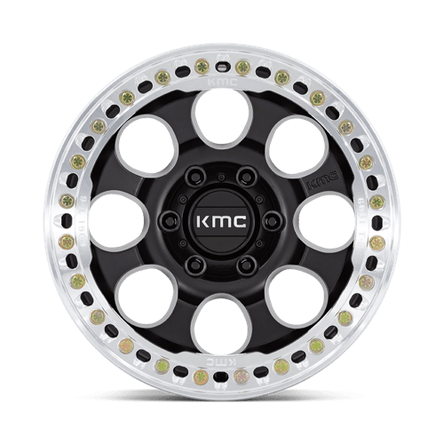 KMC KM237MD17856000 KM237 17X8.5 6X5.5 S-BLK-MACH-RG 0MM - Truck Part Superstore