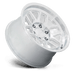 KMC KM446DX17856300 KM446 17X8.5 6X135 RAW-MACH 0MM - Truck Part Superstore