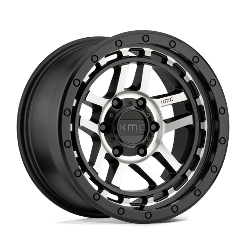 KMC KM54088577500 KM540 18X8.5 6X120 S-BLK MACH 00MM - Truck Part Superstore