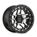 KMC KM54078577518 KM540 17X8.5 6X120 S-BLK MACH 18MM - Truck Part Superstore