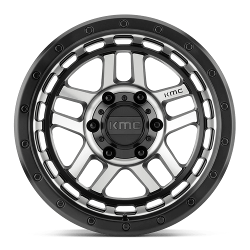 KMC KM54078564518 KM540 17X8.5 6X4.5 S-BLK MACH 18MM - Truck Part Superstore
