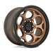KMC KM54179050612N KM541 17X9 5X5.0 M-BRZ BLK LP -12MM - Truck Part Superstore